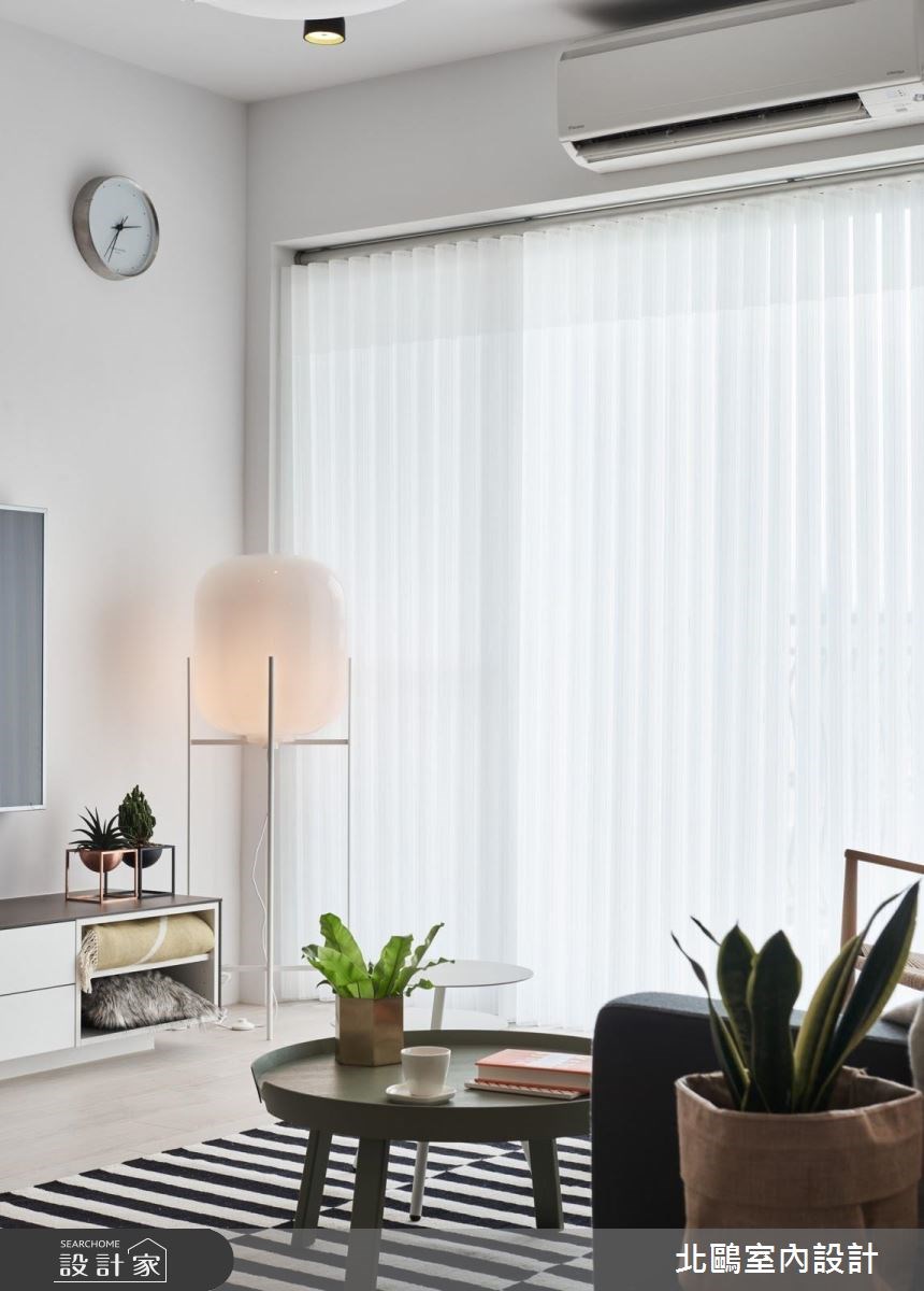 40坪新成屋(5年以下)＿北歐風客廳案例圖片＿北鷗室內設計＿北鷗_23 J16 House之11