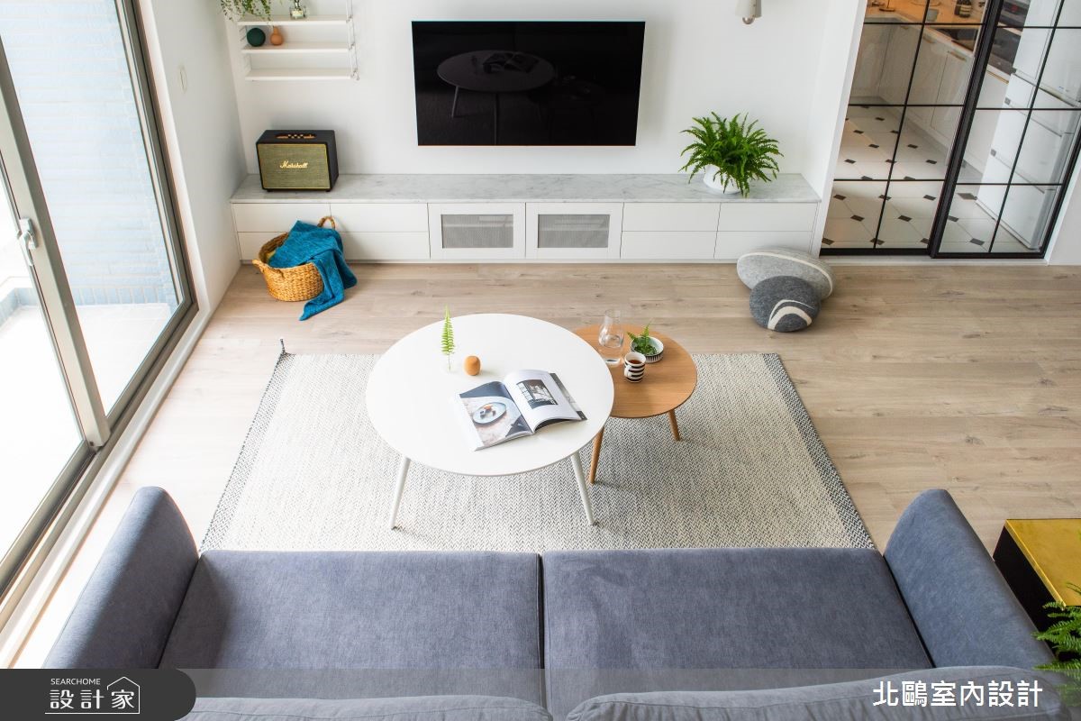 28坪新成屋(5年以下)＿北歐風客廳案例圖片＿北鷗室內設計＿北鷗_25Cp House之10