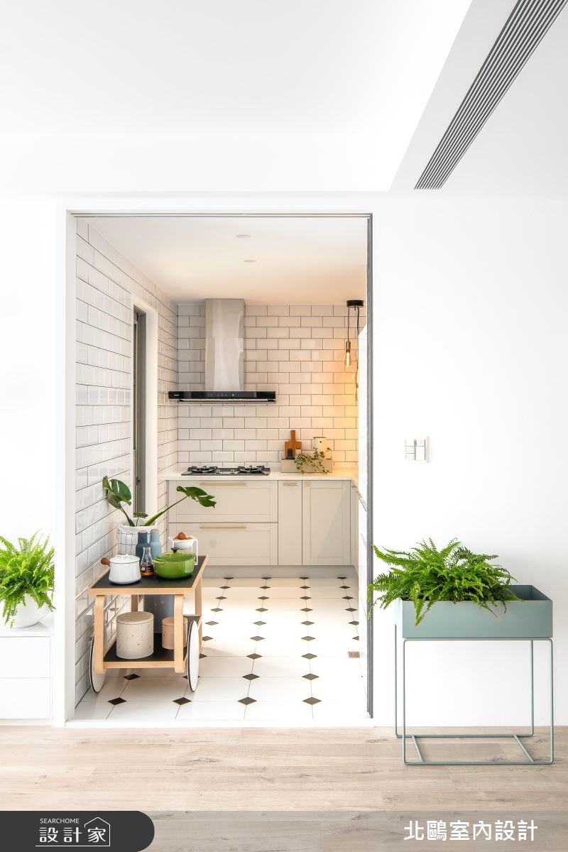28坪新成屋(5年以下)＿北歐風廚房案例圖片＿北鷗室內設計＿北鷗_25Cp House之13