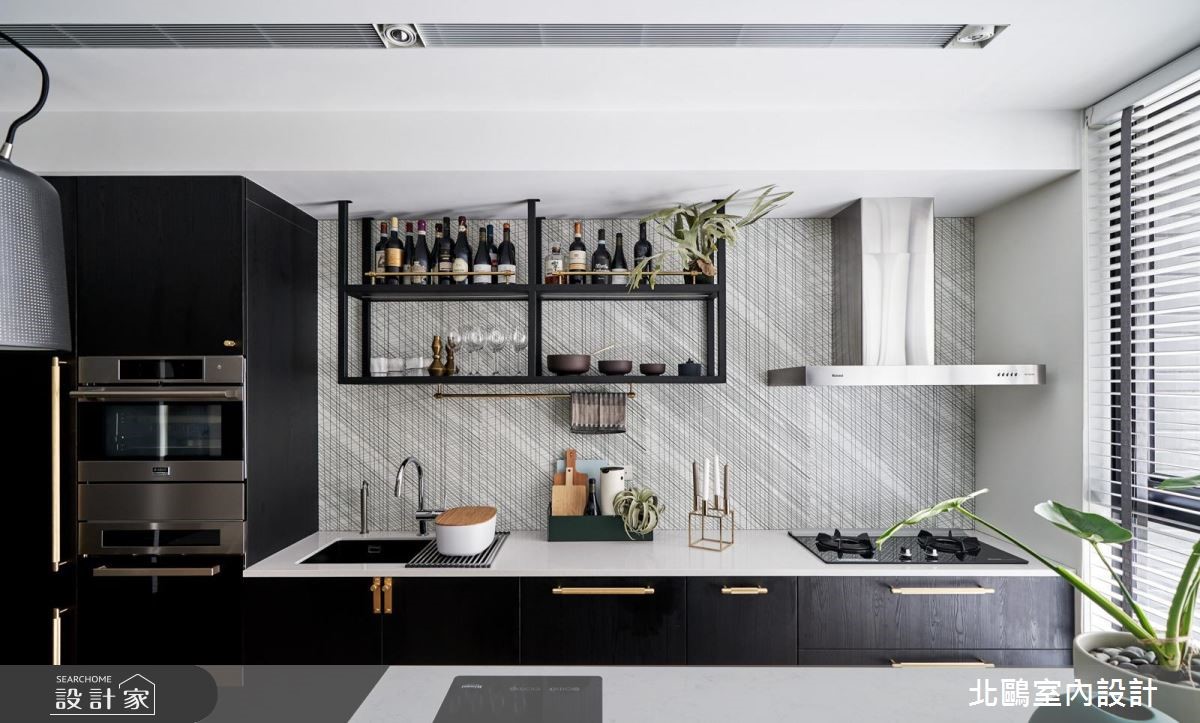 30坪新成屋(5年以下)＿北歐風廚房案例圖片＿北鷗室內設計＿北鷗_26Jeff House之9