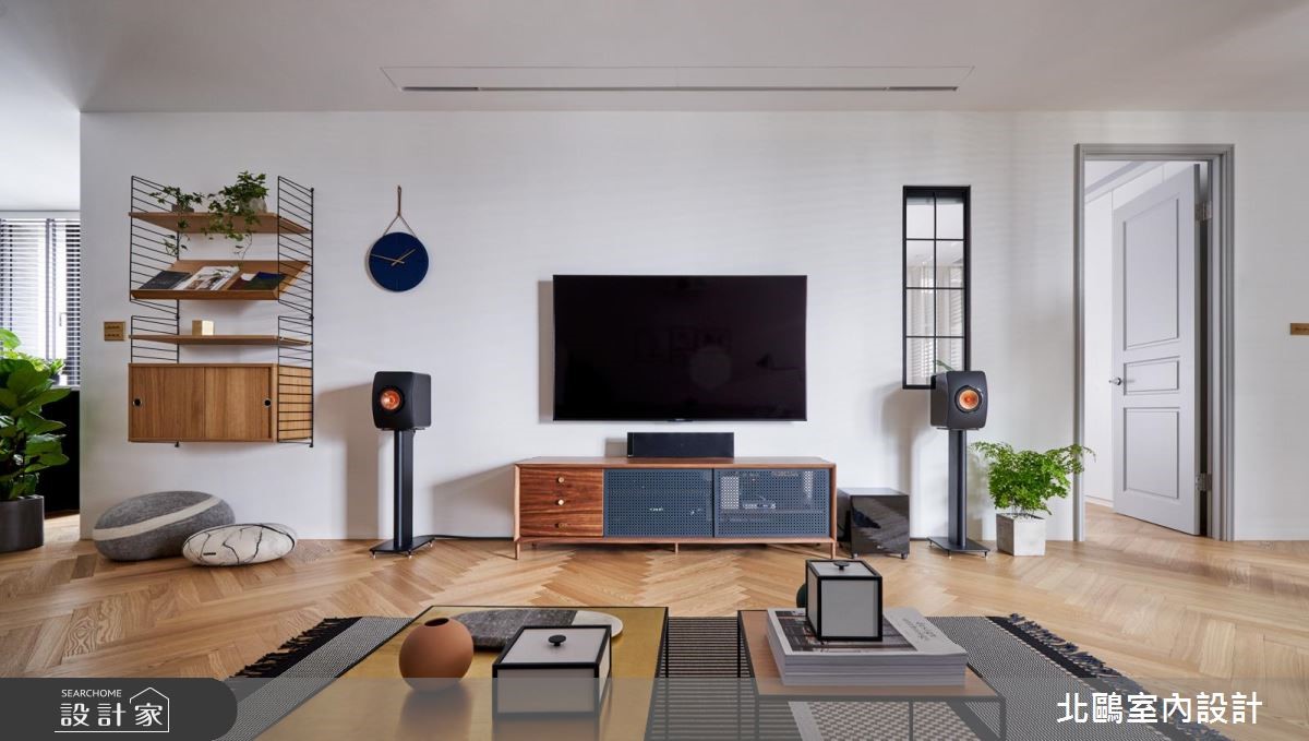 30坪新成屋(5年以下)＿北歐風客廳案例圖片＿北鷗室內設計＿北鷗_26Jeff House之3