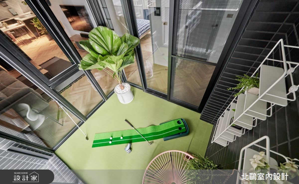 30坪新成屋(5年以下)＿北歐風陽台案例圖片＿北鷗室內設計＿北鷗_26Jeff House之24