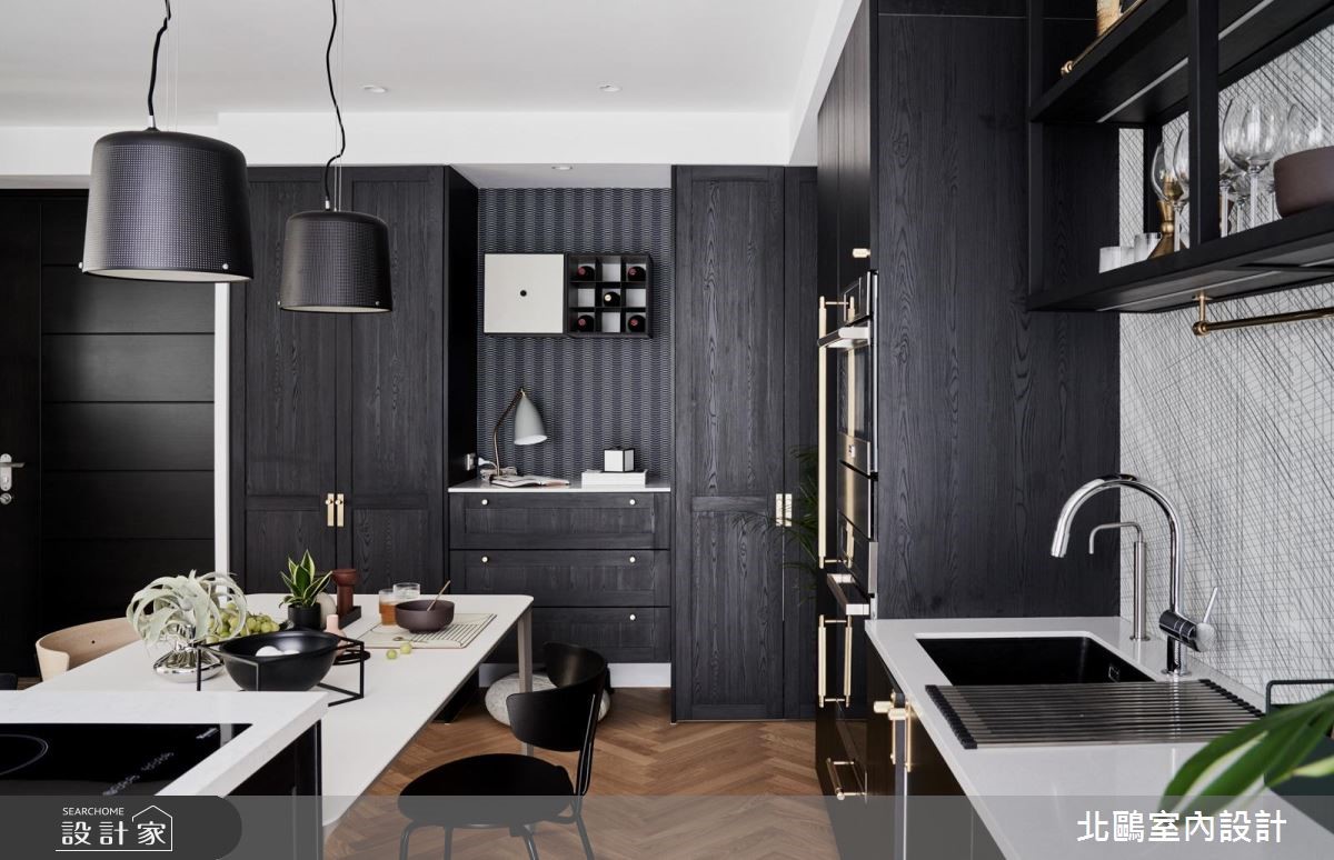 30坪新成屋(5年以下)＿北歐風廚房案例圖片＿北鷗室內設計＿北鷗_26Jeff House之13