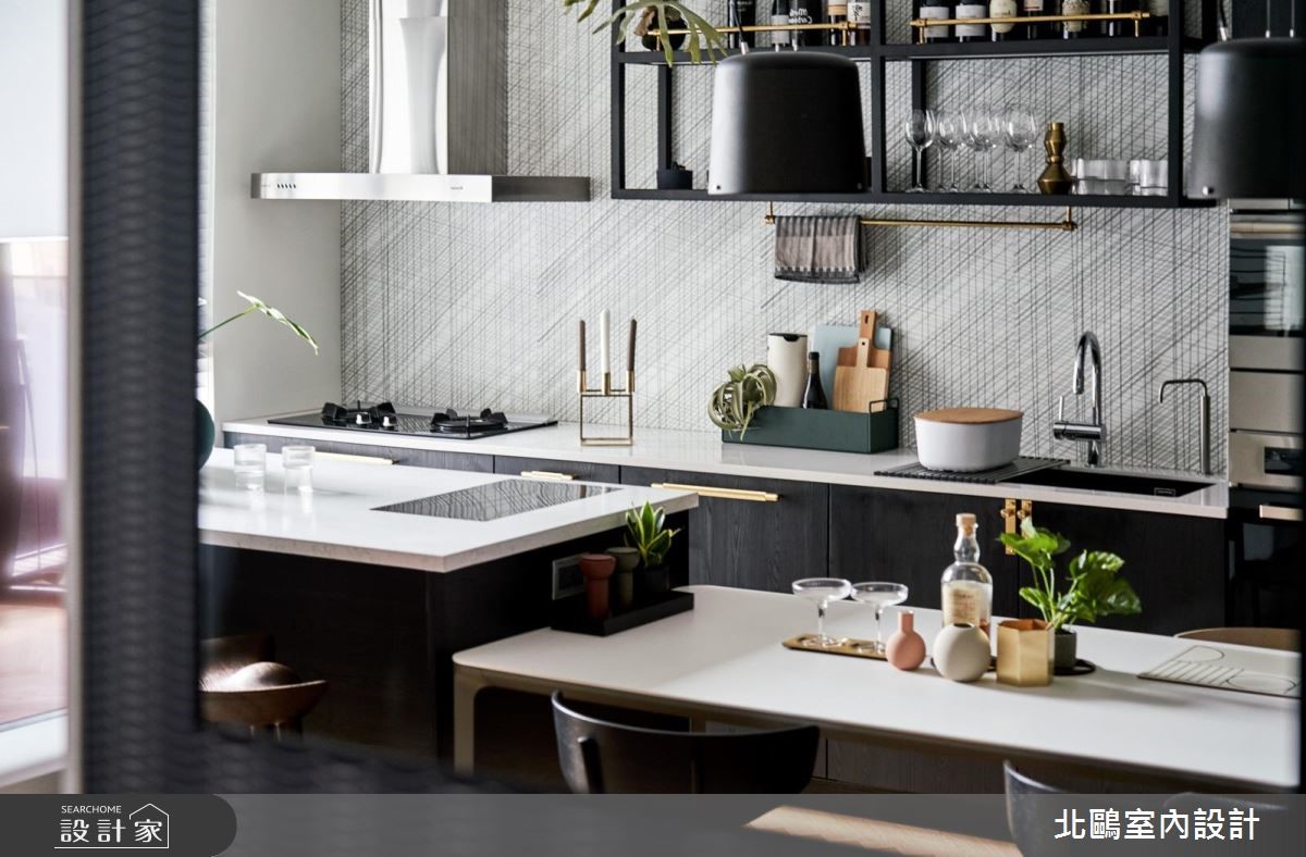 30坪新成屋(5年以下)＿北歐風廚房案例圖片＿北鷗室內設計＿北鷗_26Jeff House之10
