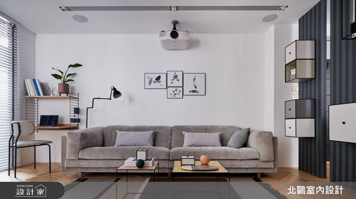 30坪新成屋(5年以下)＿北歐風客廳案例圖片＿北鷗室內設計＿北鷗_26Jeff House之4