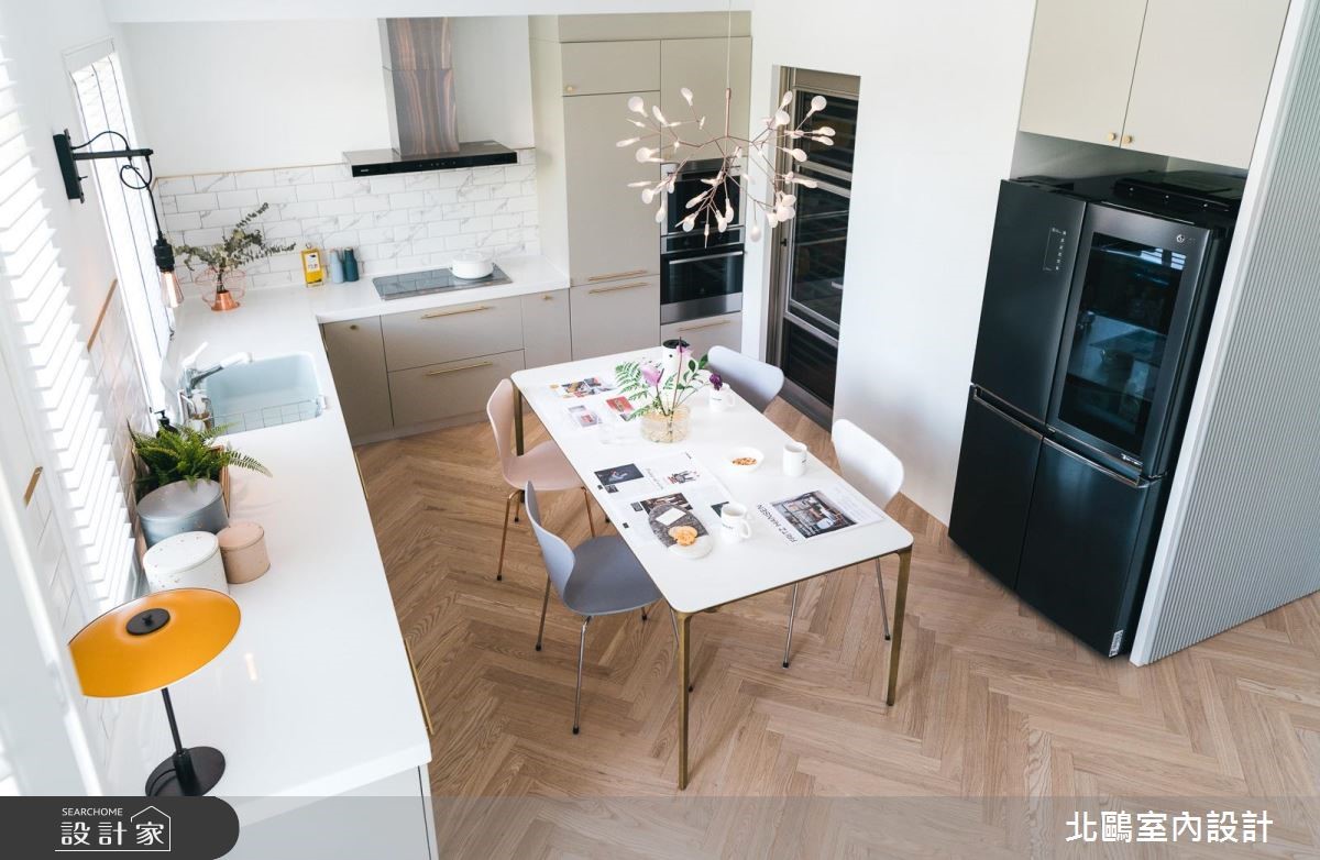 50坪新成屋(5年以下)＿北歐風餐廳廚房案例圖片＿北鷗室內設計＿北鷗_27Blue Mountain House之18