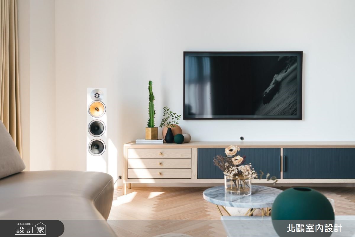 50坪新成屋(5年以下)＿北歐風客廳案例圖片＿北鷗室內設計＿北鷗_27Blue Mountain House之10