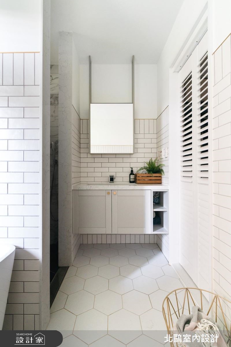 50坪新成屋(5年以下)＿北歐風浴室案例圖片＿北鷗室內設計＿北鷗_27Blue Mountain House之24