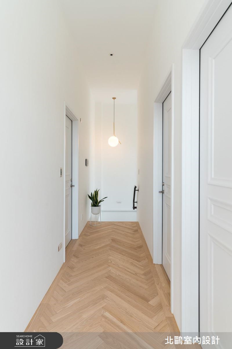 50坪新成屋(5年以下)＿北歐風走廊案例圖片＿北鷗室內設計＿北鷗_27Blue Mountain House之20