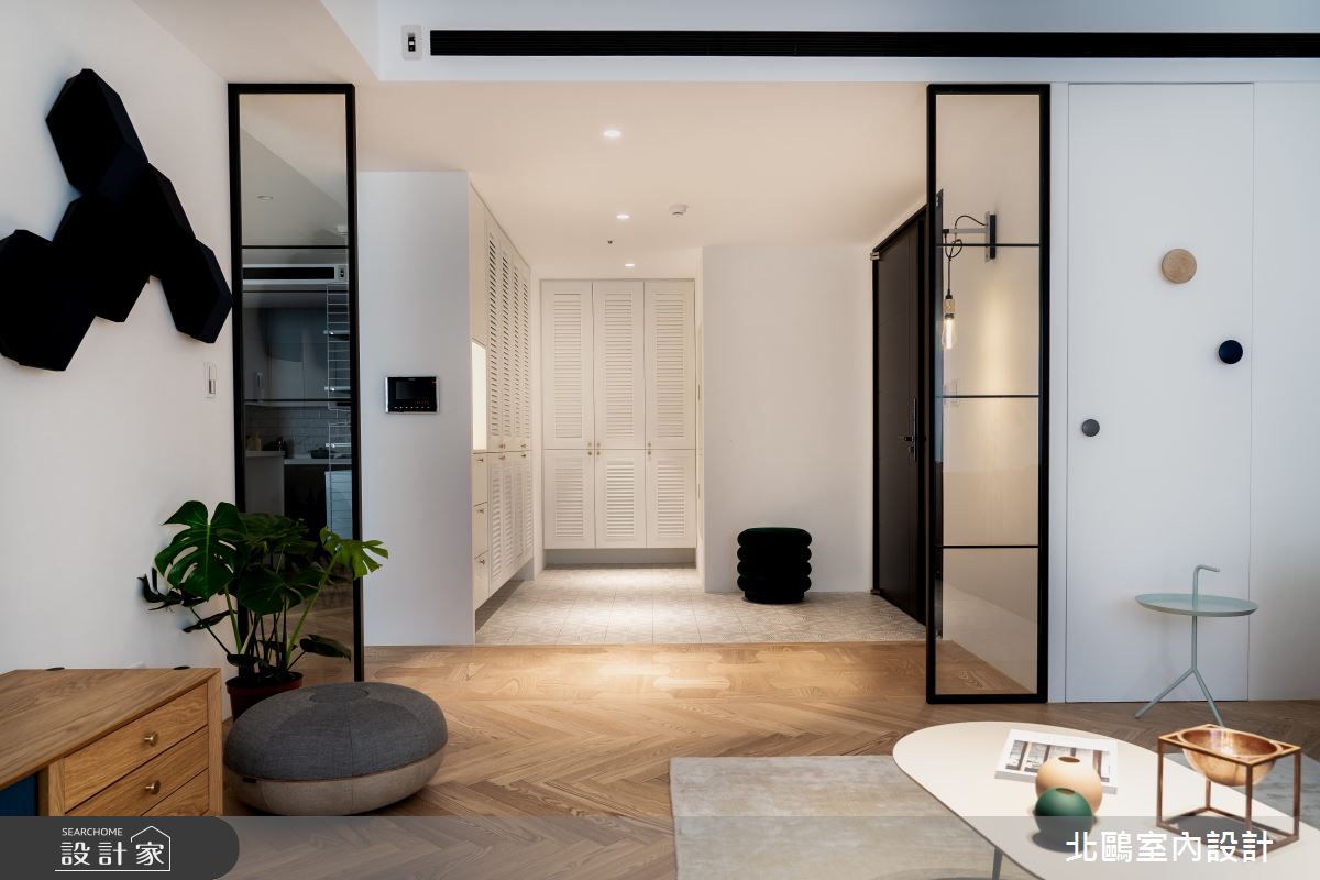 32坪新成屋(5年以下)＿北歐風客廳案例圖片＿北鷗室內設計＿北鷗_28Shape House之3