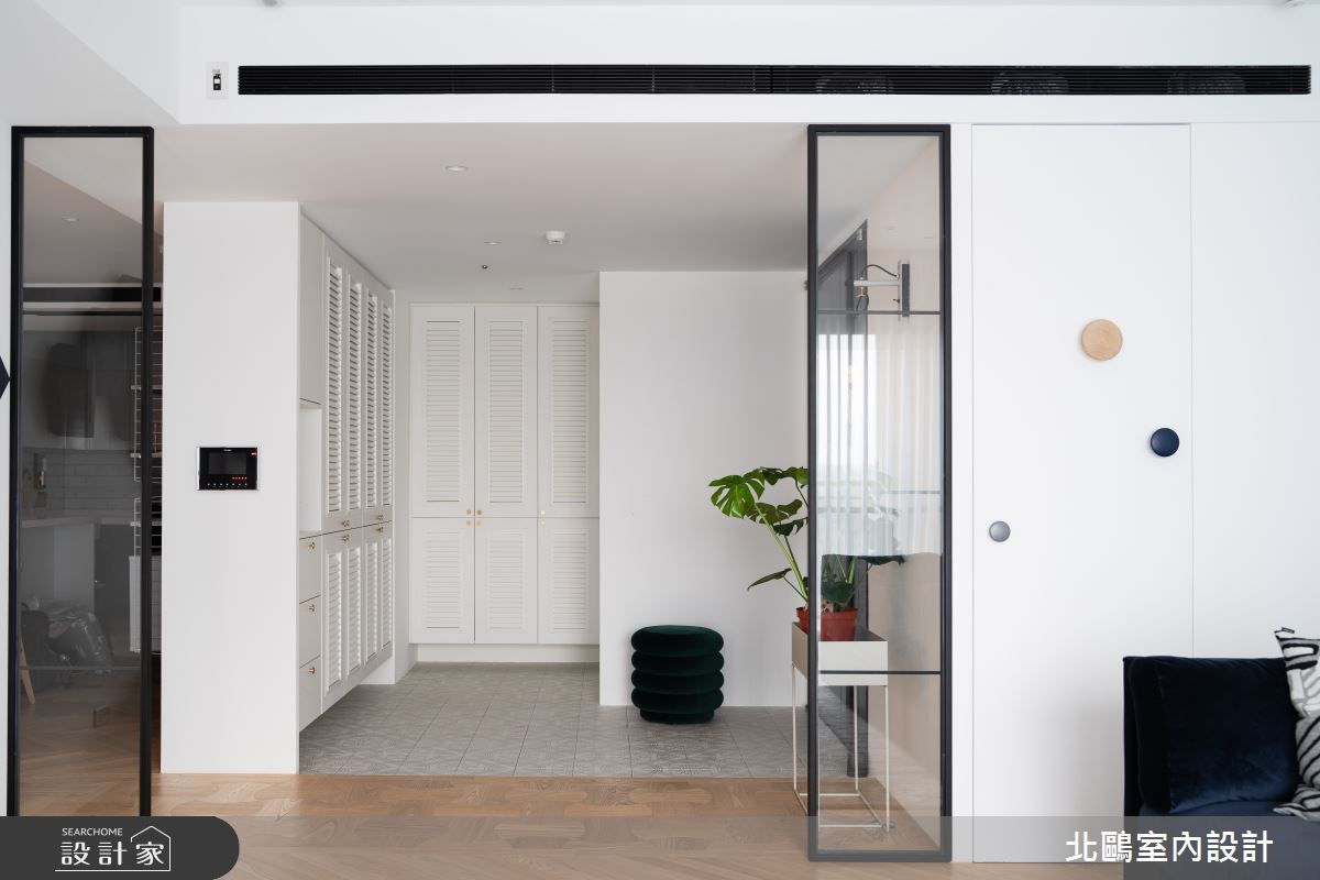32坪新成屋(5年以下)＿北歐風客廳案例圖片＿北鷗室內設計＿北鷗_28Shape House之2