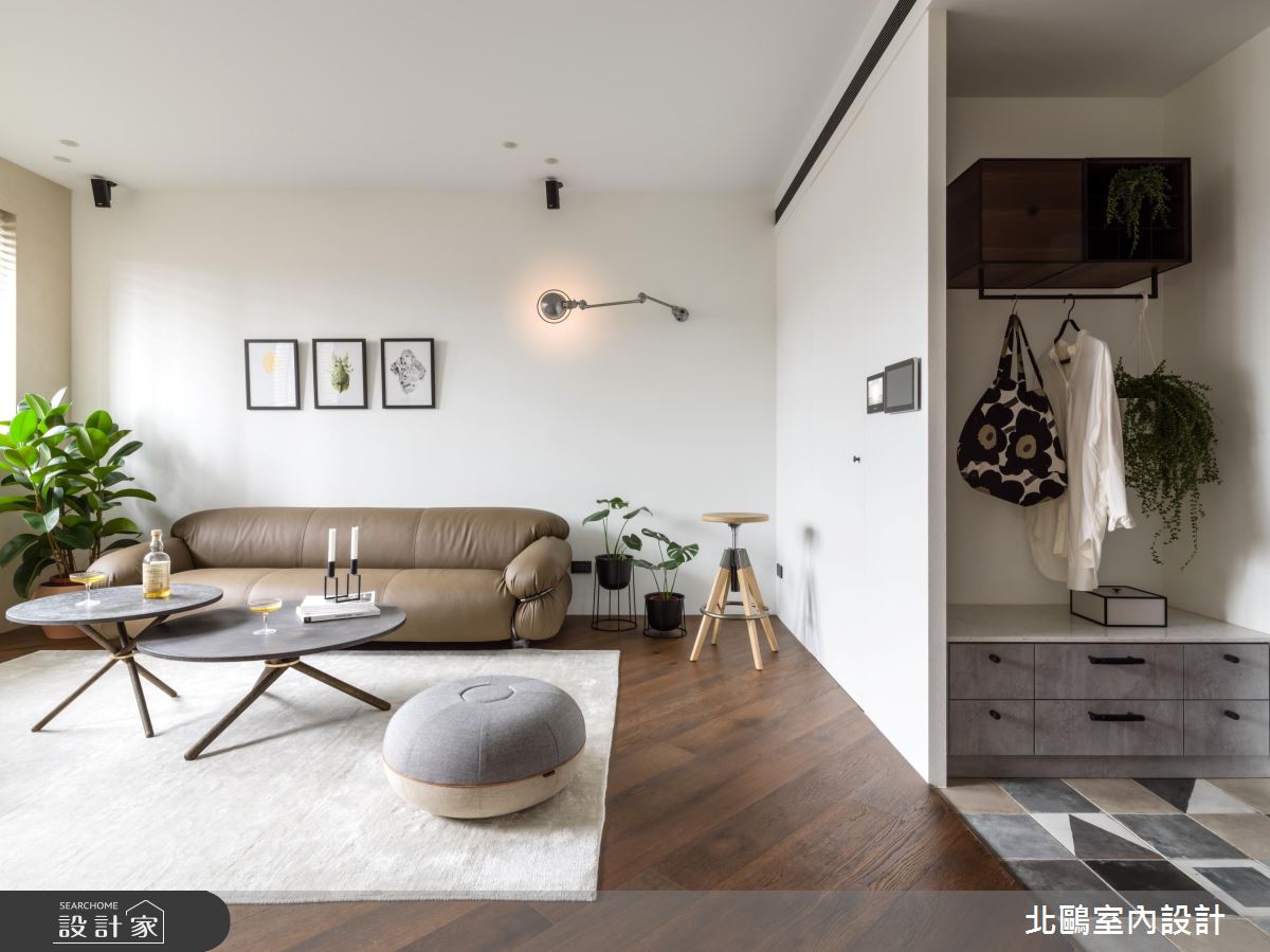 30坪新成屋(5年以下)＿北歐風玄關客廳案例圖片＿北鷗室內設計＿北鷗_29DCW House之2