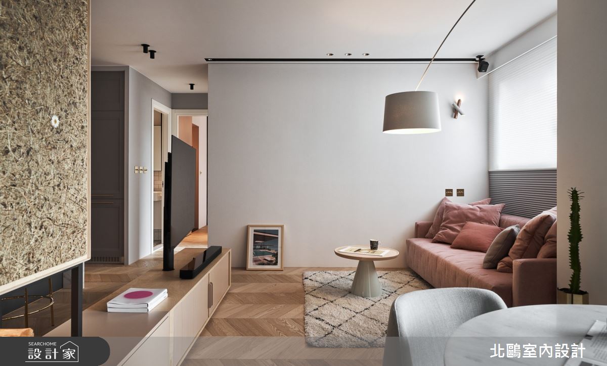 新成屋(5年以下)＿北歐風客廳案例圖片＿北鷗室內設計＿北鷗_31RoseOnly House之2