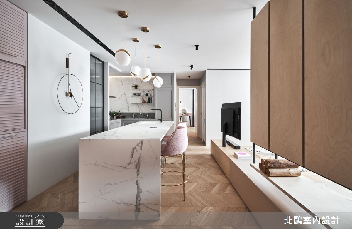 新成屋(5年以下)＿北歐風吧檯案例圖片＿北鷗室內設計＿北鷗_31RoseOnly House之12