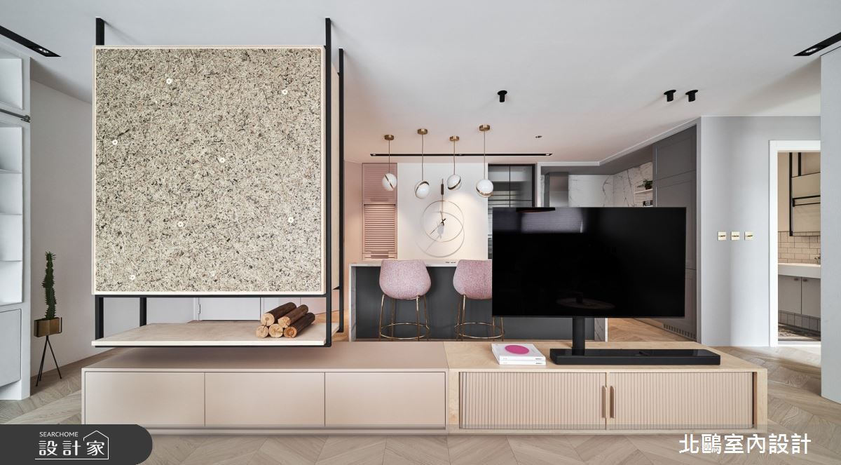 新成屋(5年以下)＿北歐風客廳案例圖片＿北鷗室內設計＿北鷗_31RoseOnly House之1