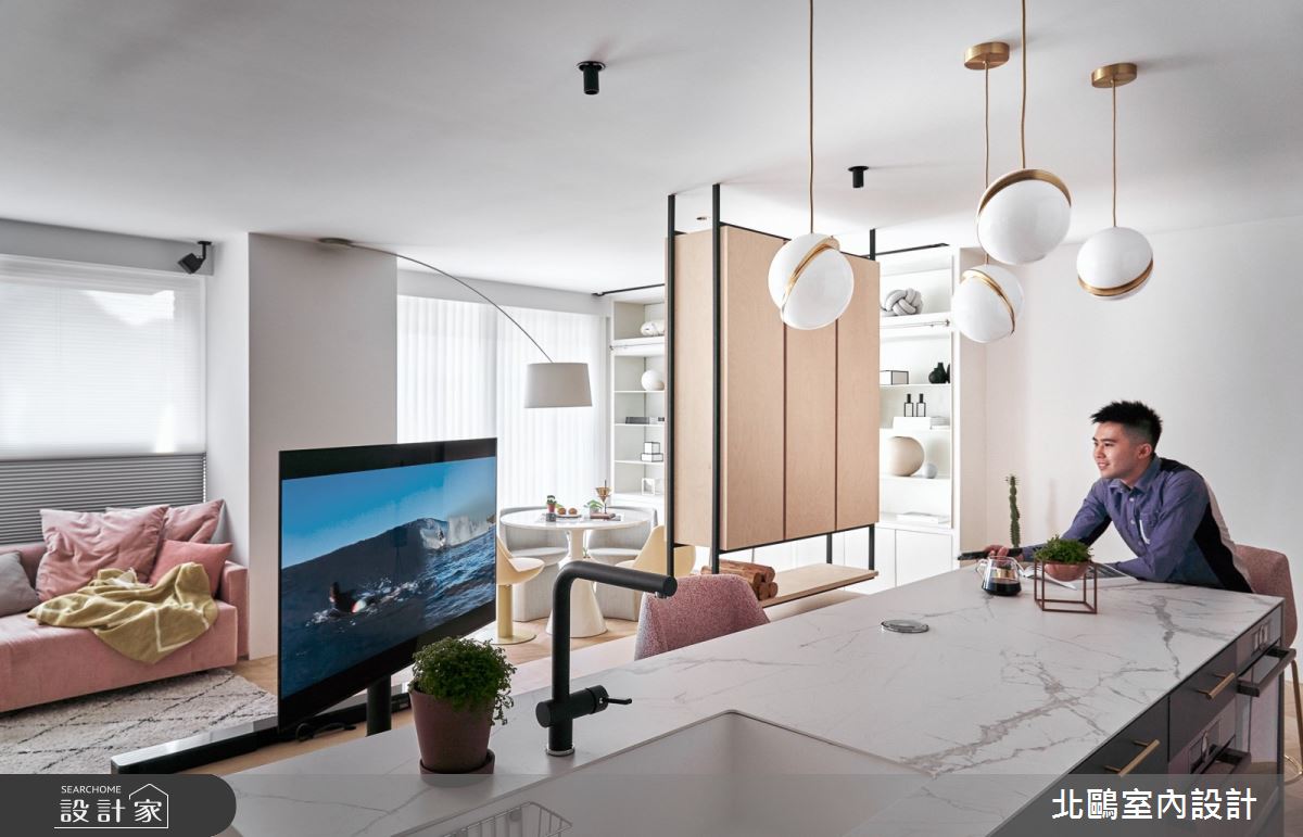 新成屋(5年以下)＿北歐風吧檯案例圖片＿北鷗室內設計＿北鷗_31RoseOnly House之14