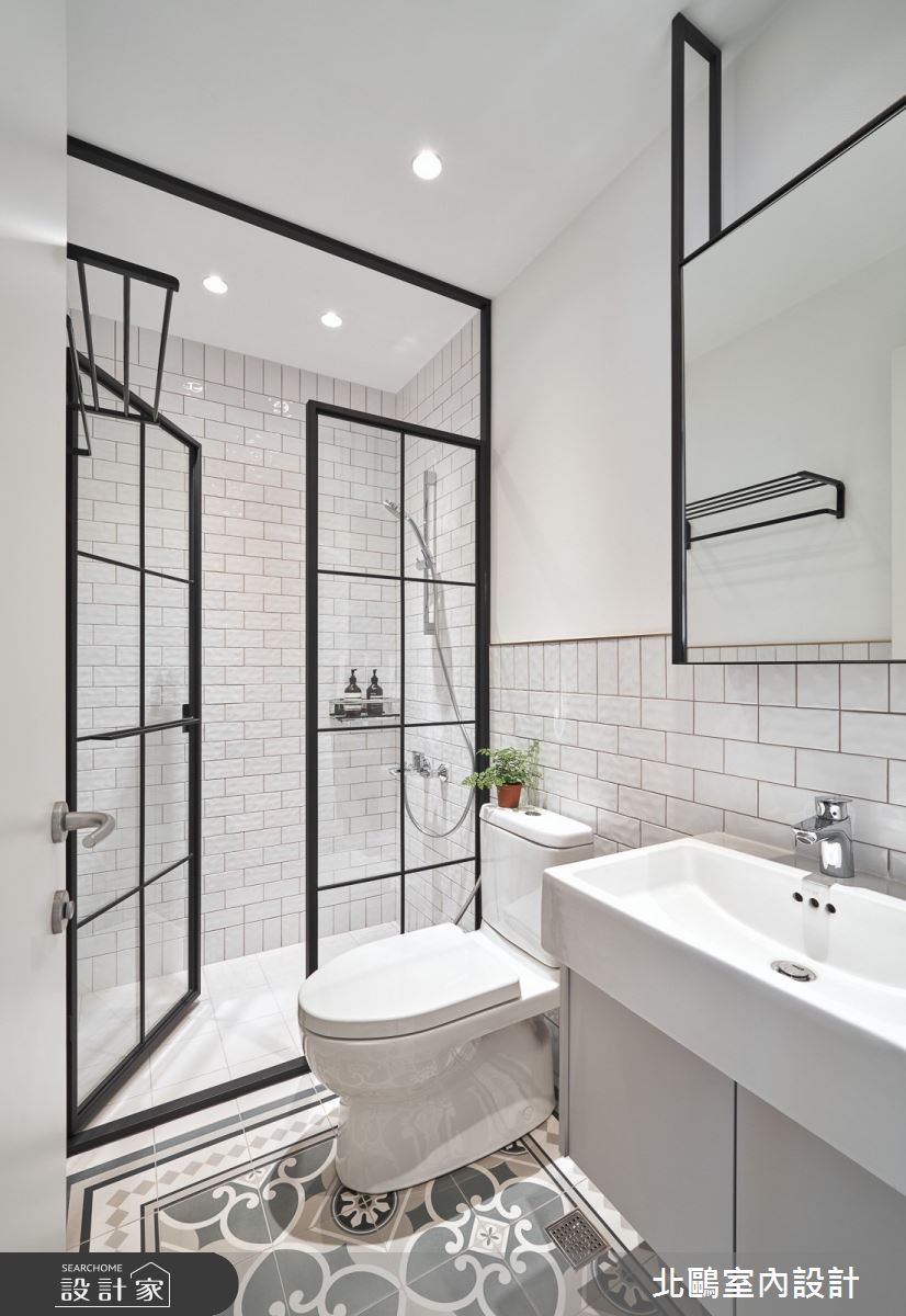 新成屋(5年以下)＿北歐風浴室案例圖片＿北鷗室內設計＿北鷗_31RoseOnly House之22