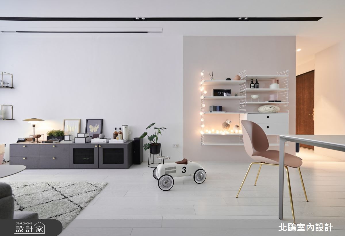 新成屋(5年以下)＿北歐風客廳案例圖片＿北鷗室內設計＿北鷗_34K House之6
