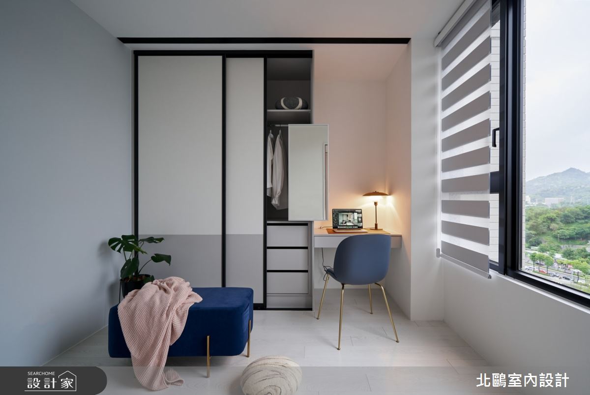 新成屋(5年以下)＿北歐風更衣間案例圖片＿北鷗室內設計＿北鷗_34K House之18