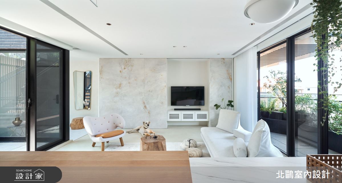 新成屋(5年以下)＿北歐風客廳案例圖片＿北鷗室內設計＿北鷗_35Garden House之4