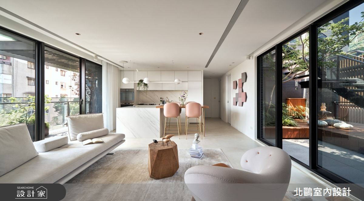 新成屋(5年以下)＿北歐風客廳案例圖片＿北鷗室內設計＿北鷗_35Garden House之1