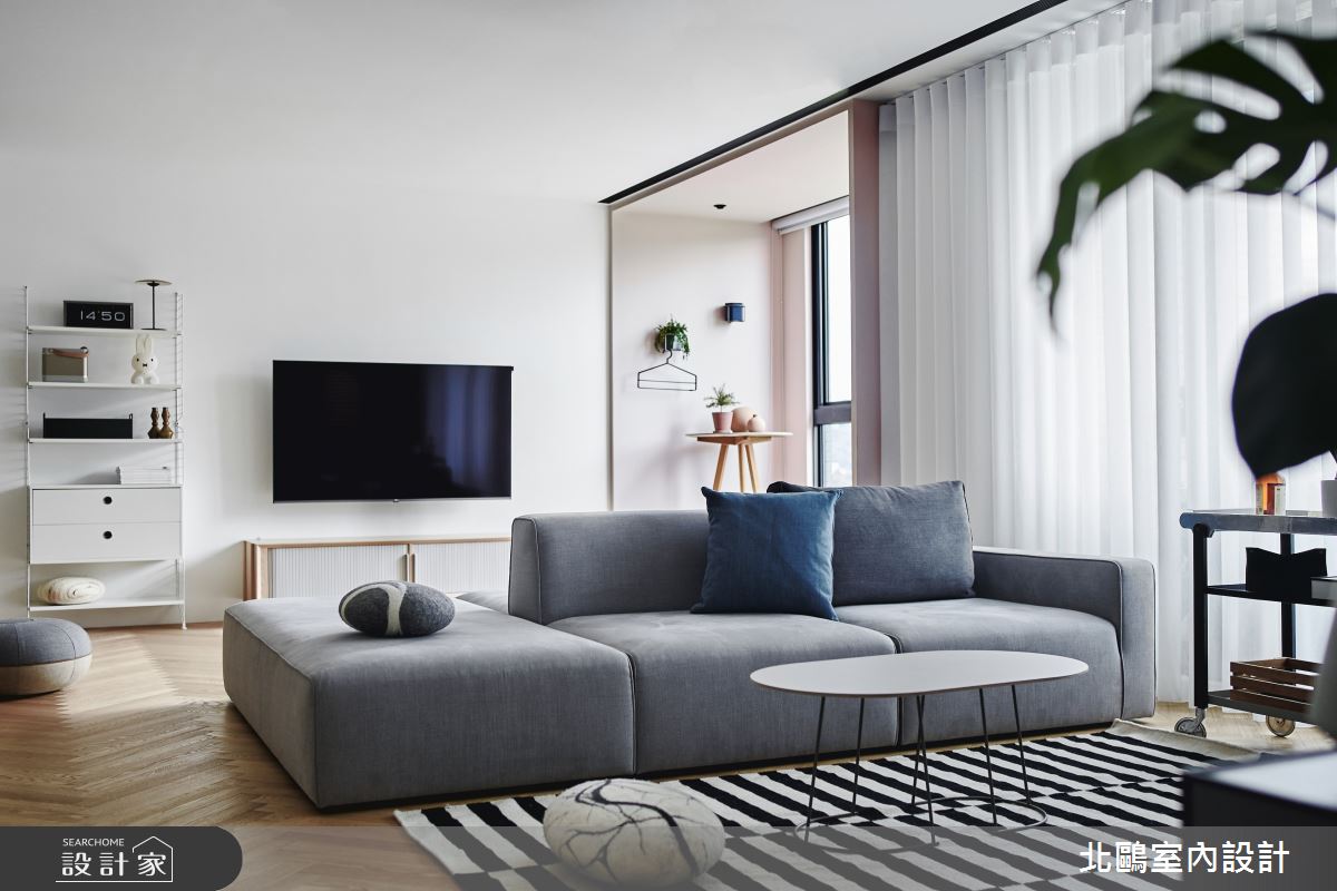 新成屋(5年以下)＿北歐風客廳案例圖片＿北鷗室內設計＿北鷗_36BigFamily House之2