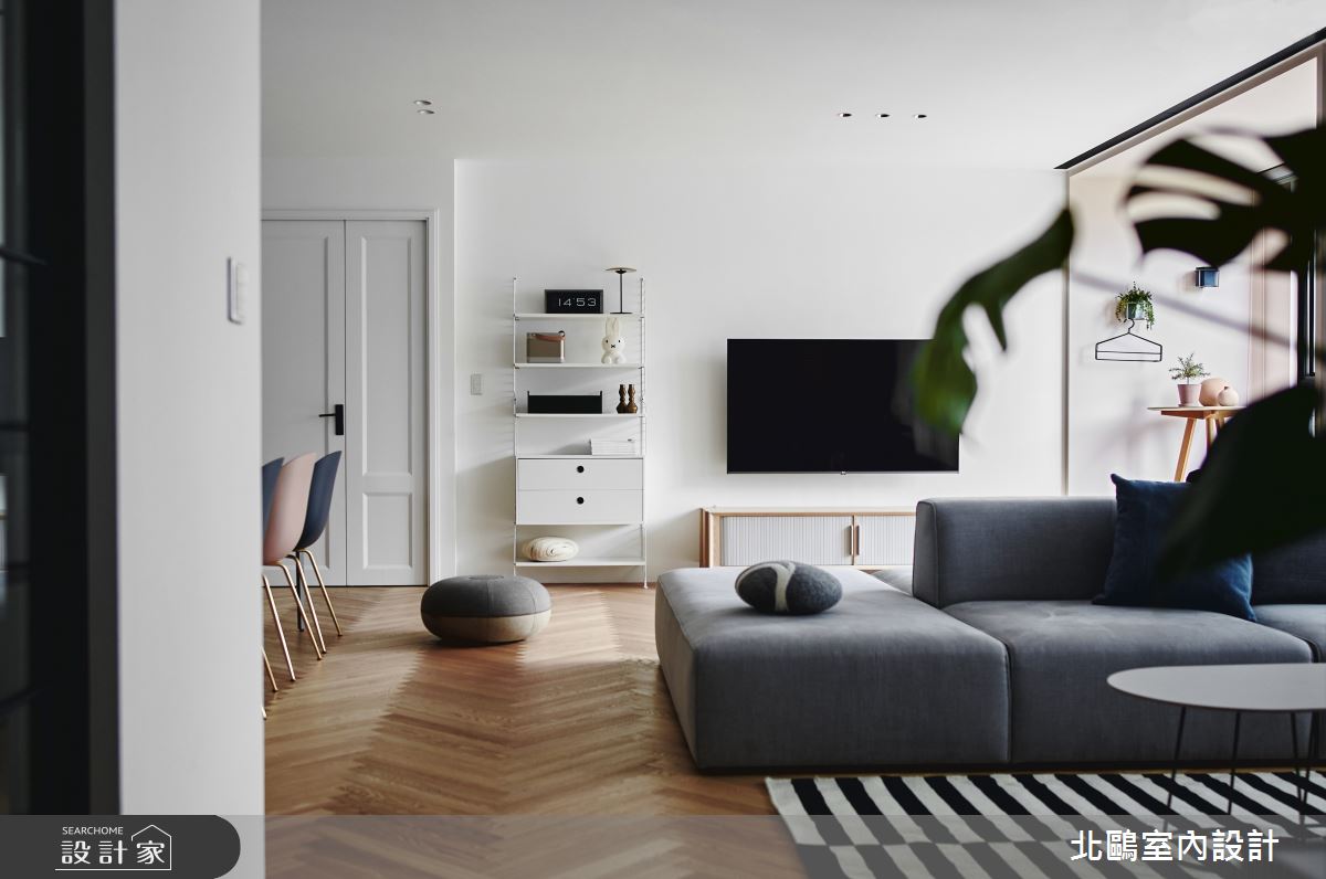 新成屋(5年以下)＿北歐風客廳案例圖片＿北鷗室內設計＿北鷗_36BigFamily House之3