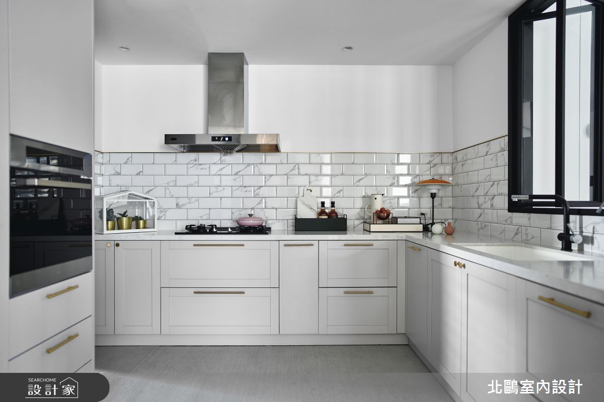 新成屋(5年以下)＿北歐風廚房案例圖片＿北鷗室內設計＿北鷗_36BigFamily House之16