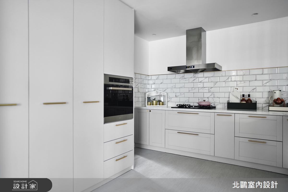 新成屋(5年以下)＿北歐風廚房案例圖片＿北鷗室內設計＿北鷗_36BigFamily House之15
