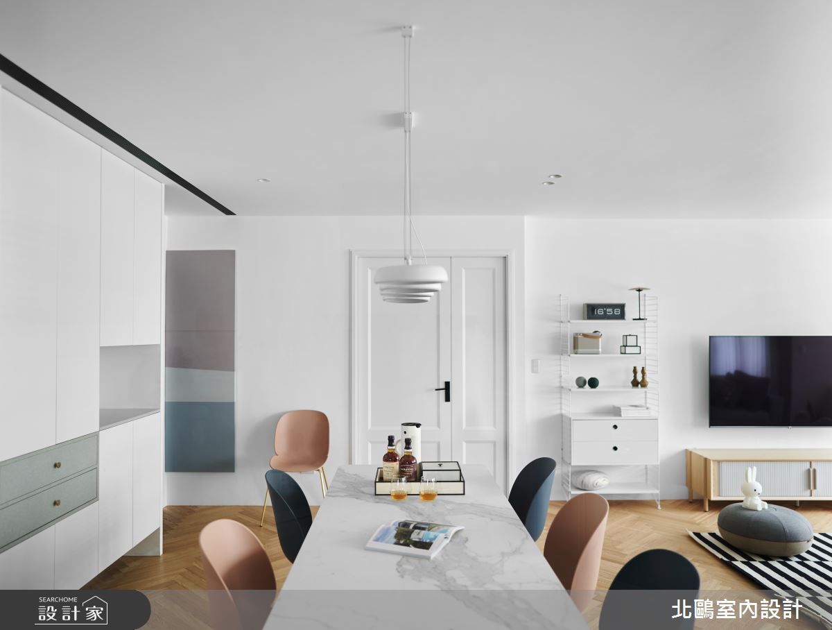 新成屋(5年以下)＿北歐風餐廳案例圖片＿北鷗室內設計＿北鷗_36BigFamily House之8