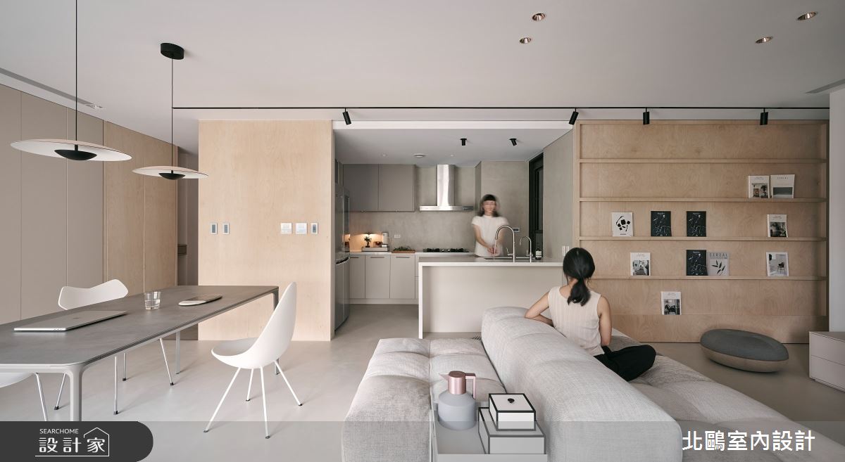 31坪新成屋(5年以下)＿北歐風客廳餐廳案例圖片＿北鷗室內設計＿北鷗_37Rico House之4