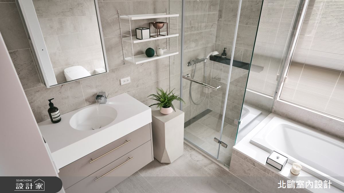 31坪新成屋(5年以下)＿北歐風浴室案例圖片＿北鷗室內設計＿北鷗_37Rico House之20