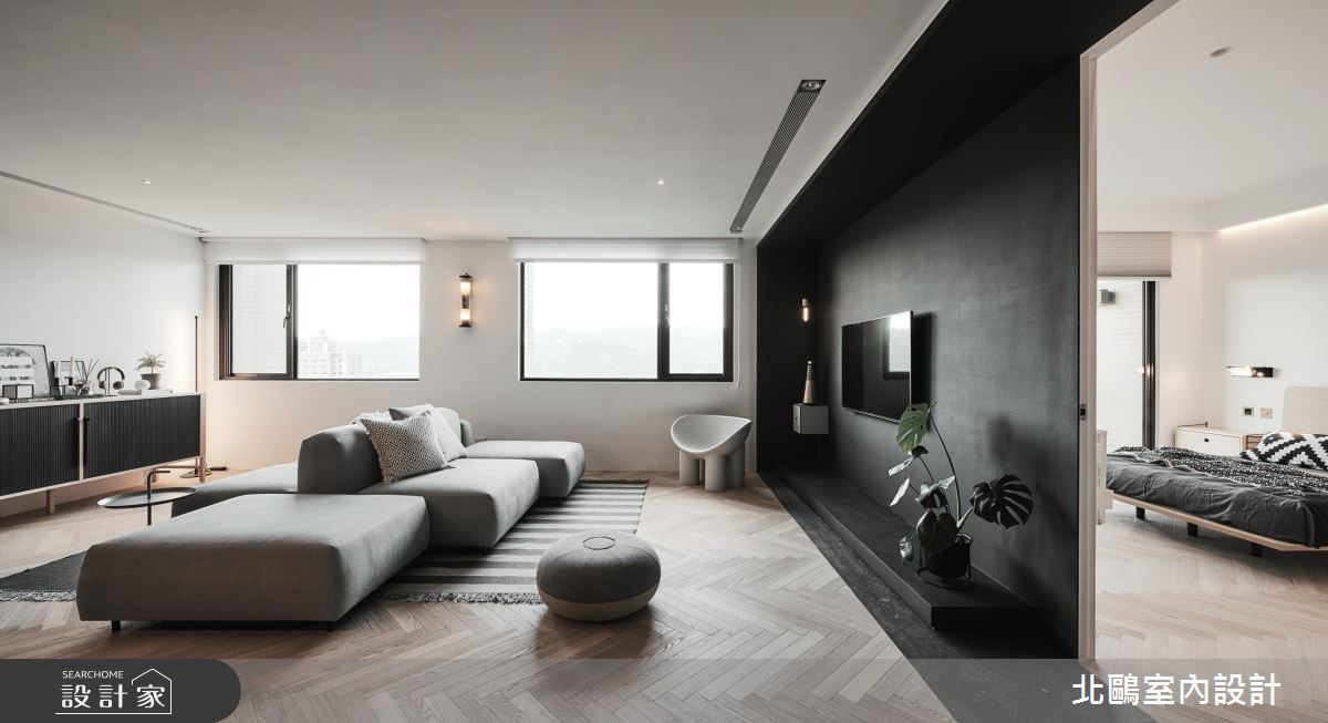 中古屋(5~15年)＿北歐風客廳案例圖片＿北鷗室內設計＿北鷗_42Black Nick House之9