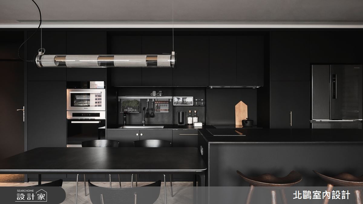 中古屋(5~15年)＿北歐風餐廳廚房吧檯案例圖片＿北鷗室內設計＿北鷗_42Black Nick House之7