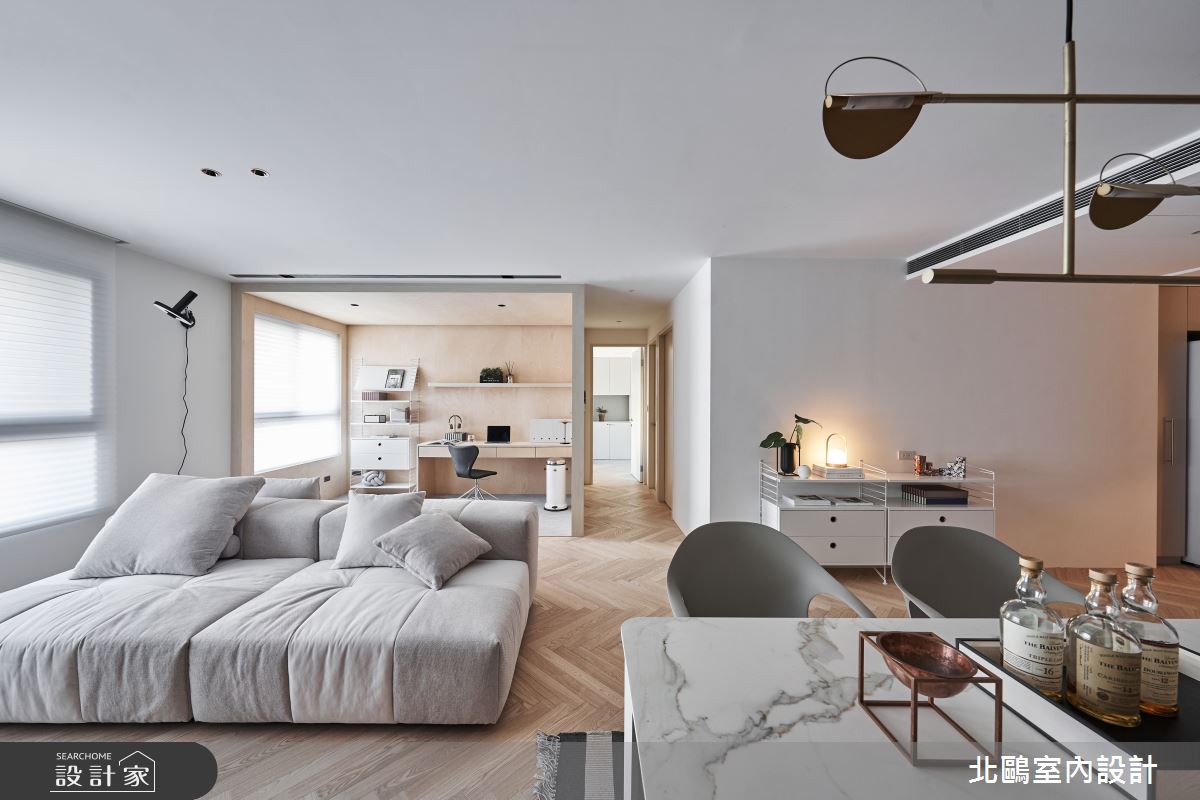 新成屋(5年以下)＿北歐風客廳案例圖片＿北鷗室內設計＿北鷗_39Frame House之2