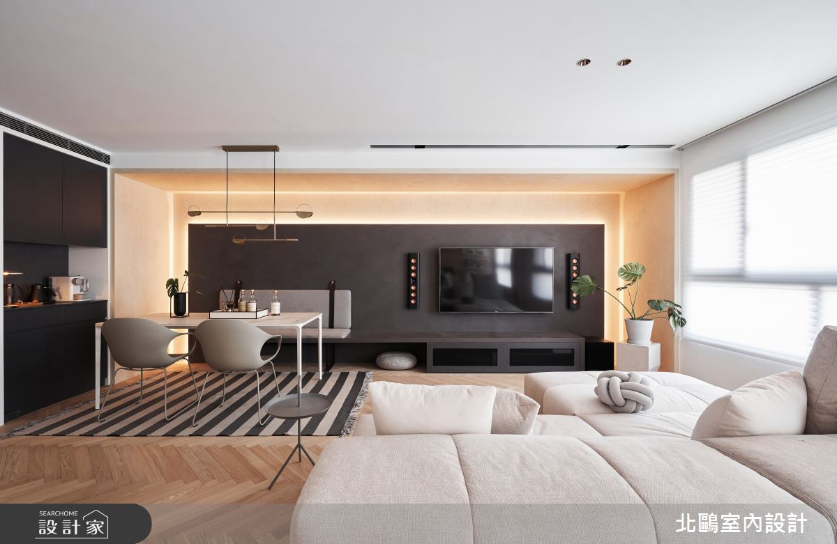 新成屋(5年以下)＿北歐風客廳案例圖片＿北鷗室內設計＿北鷗_39Frame House之8