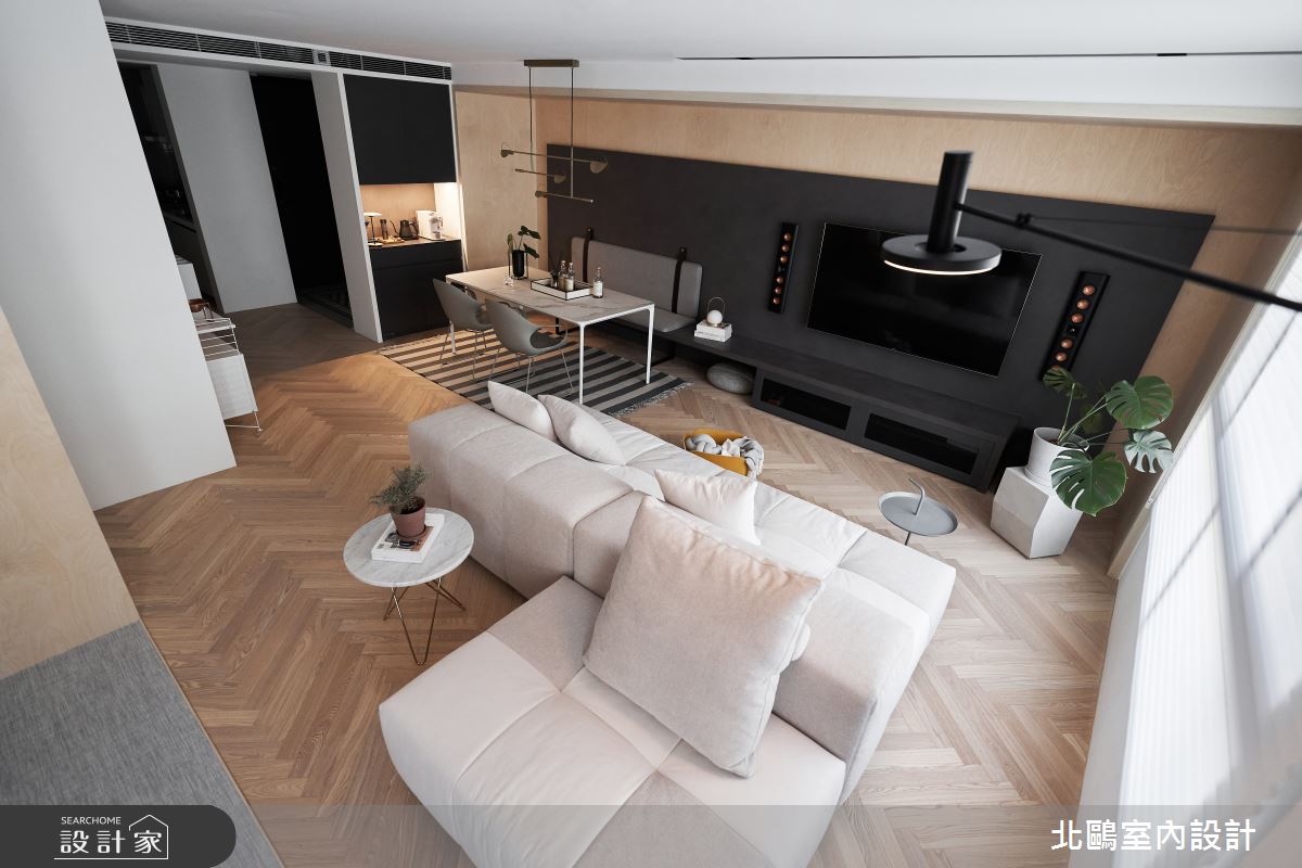 新成屋(5年以下)＿北歐風客廳案例圖片＿北鷗室內設計＿北鷗_39Frame House之10