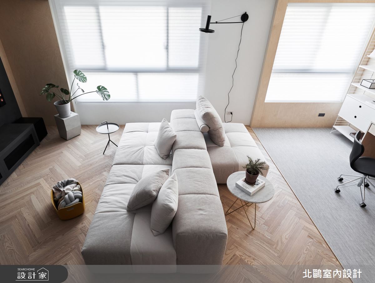 新成屋(5年以下)＿北歐風客廳案例圖片＿北鷗室內設計＿北鷗_39Frame House之11
