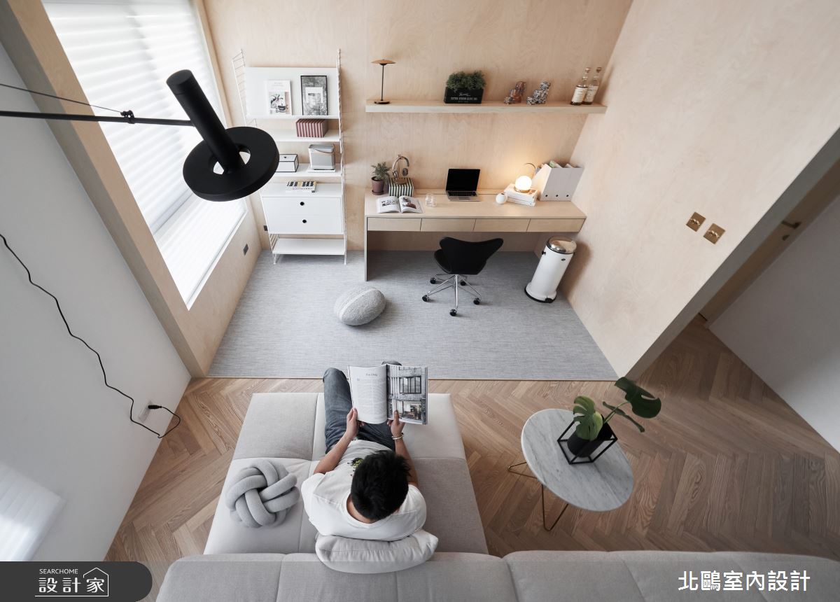 新成屋(5年以下)＿北歐風書房案例圖片＿北鷗室內設計＿北鷗_39Frame House之12