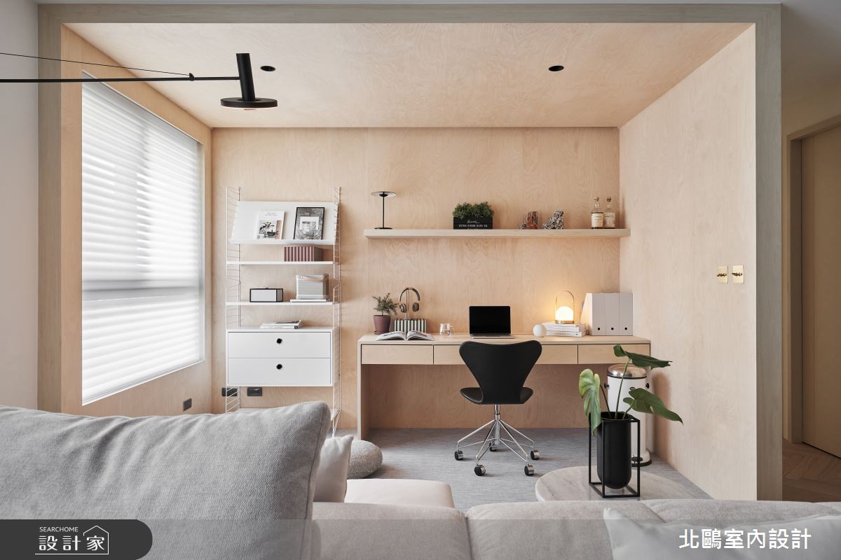 新成屋(5年以下)＿北歐風書房案例圖片＿北鷗室內設計＿北鷗_39Frame House之13