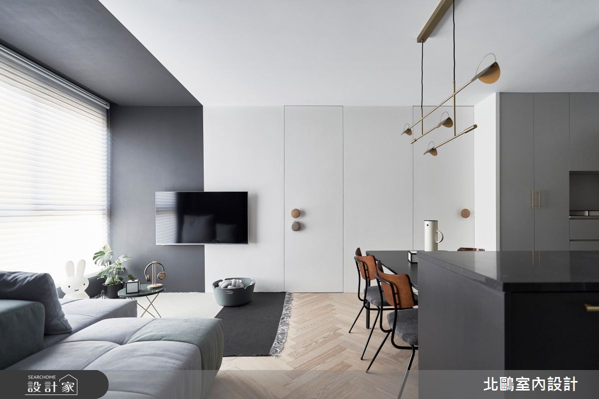 新成屋(5年以下)＿北歐風客廳案例圖片＿北鷗室內設計＿北鷗_40Lugano House之4