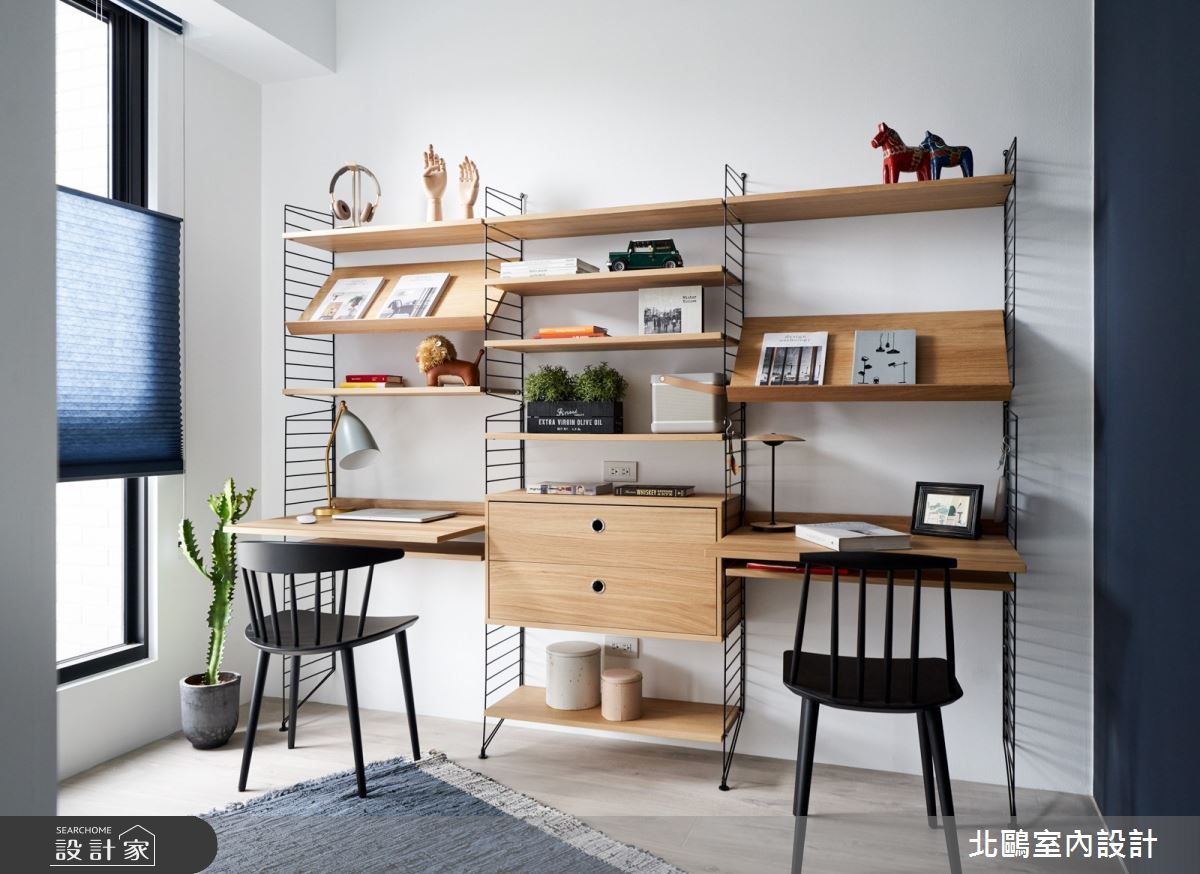 新成屋(5年以下)＿北歐風書房工作區多功能室案例圖片＿北鷗室內設計＿北鷗_41Loft House之8