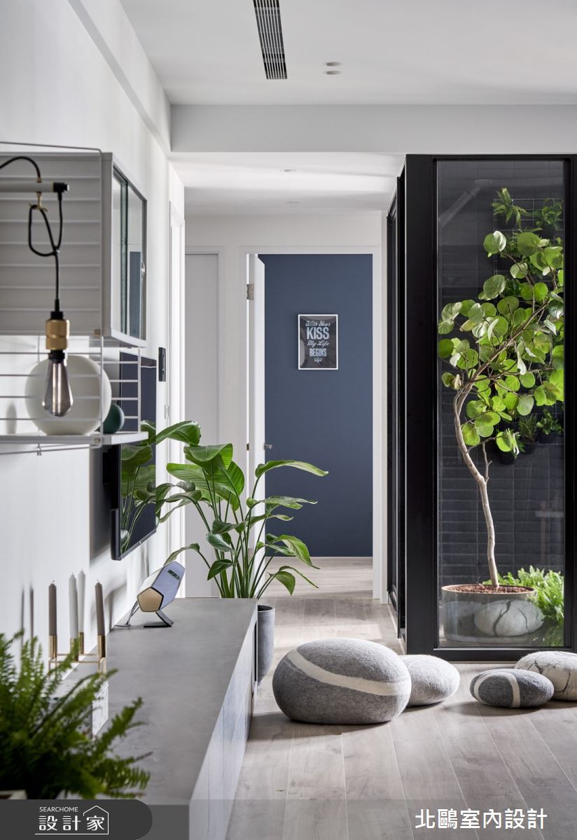 新成屋(5年以下)＿北歐風客廳庭院案例圖片＿北鷗室內設計＿北鷗_41Loft House之2