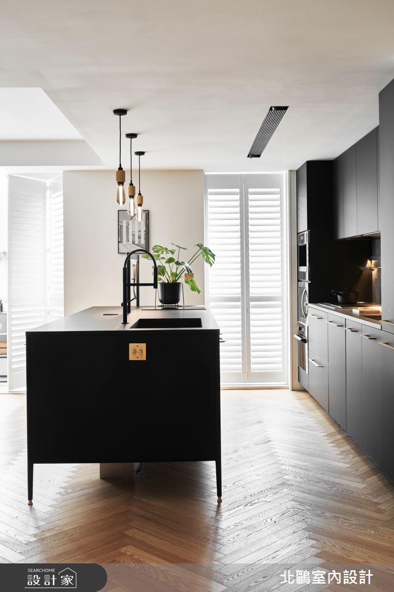 老屋(31~40年)＿北歐風廚房中島案例圖片＿北鷗室內設計＿北鷗_32Nordic House II之7