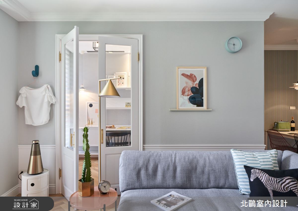 19坪新成屋(5年以下)＿北歐風客廳案例圖片＿北鷗室內設計＿北鷗_43Princess House之7