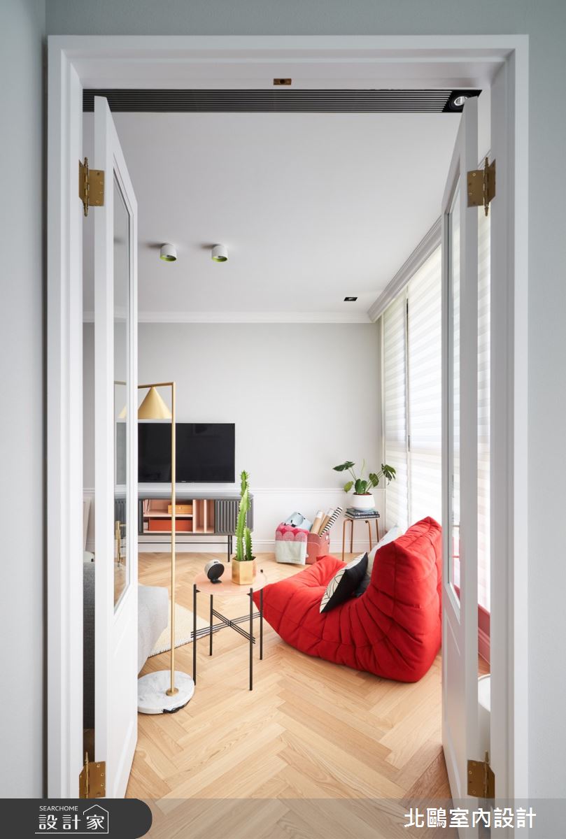 19坪新成屋(5年以下)＿北歐風客廳案例圖片＿北鷗室內設計＿北鷗_43Princess House之6