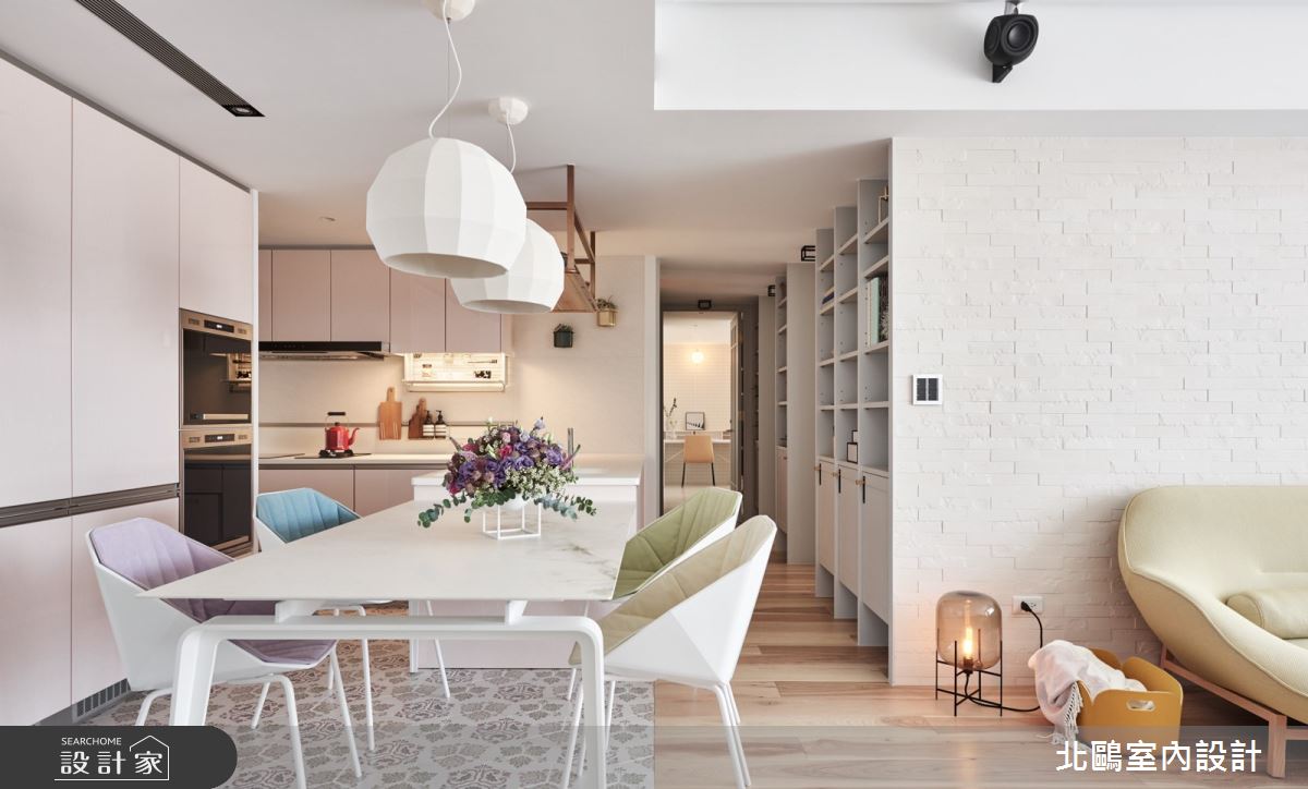 新成屋(5年以下)＿北歐風餐廳廚房案例圖片＿北鷗室內設計＿北鷗_44Le Florian House之13