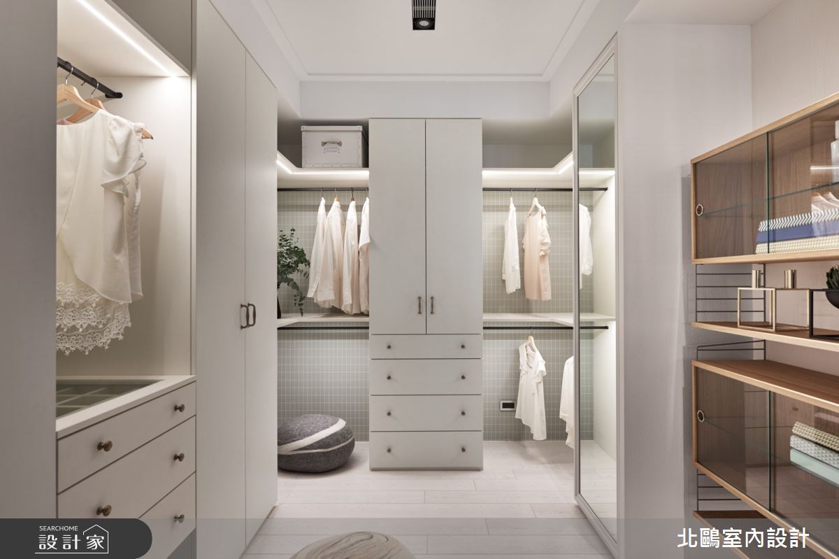新成屋(5年以下)＿北歐風更衣間案例圖片＿北鷗室內設計＿北鷗_44Le Florian House之26