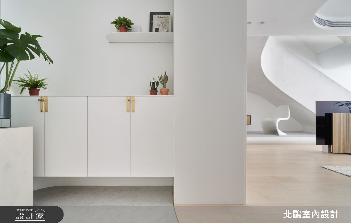 老屋(16~30年)＿北歐風玄關案例圖片＿北鷗室內設計＿北鷗_47Gallery House之1