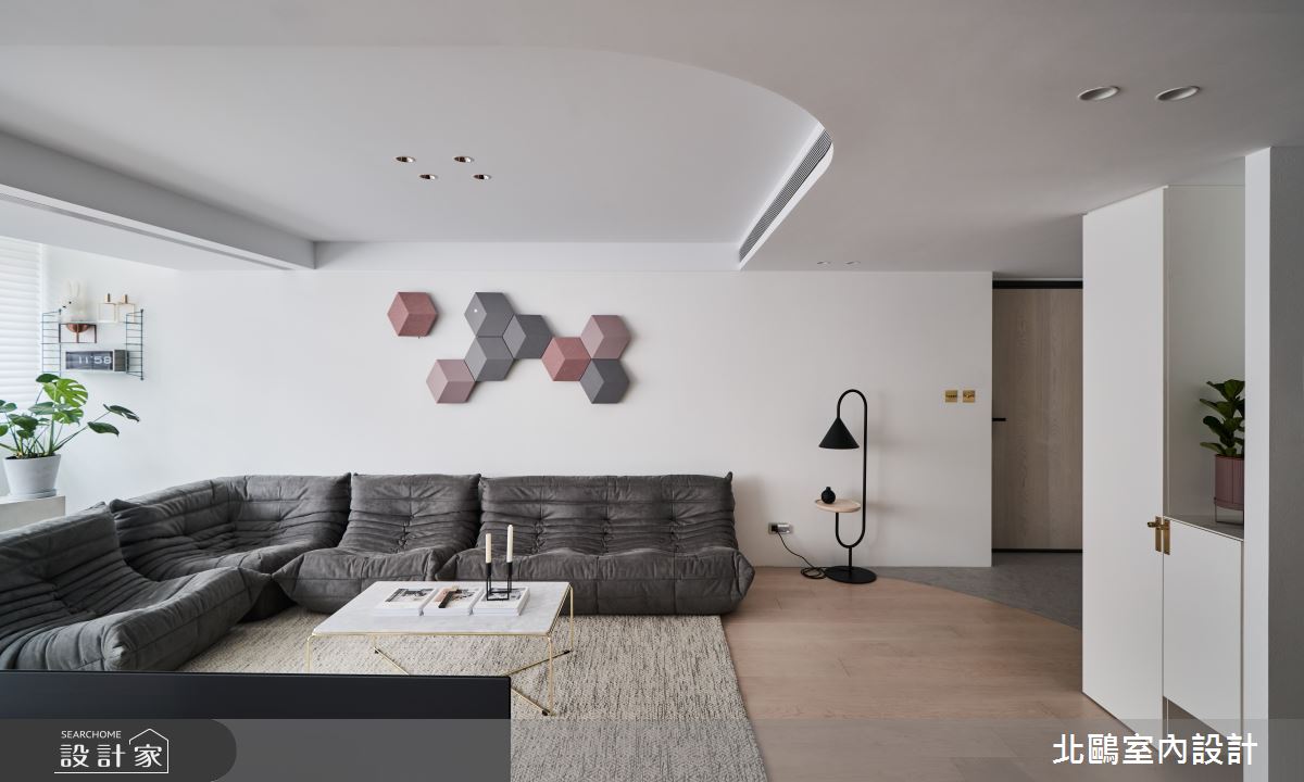 老屋(16~30年)＿北歐風客廳案例圖片＿北鷗室內設計＿北鷗_47Gallery House之6